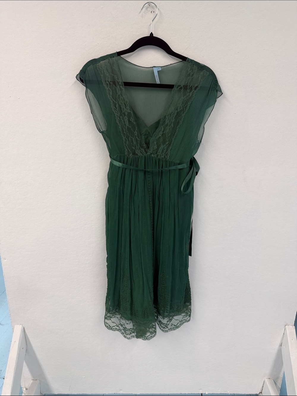 Aquarius Anthropologie Lace Overlay Dress